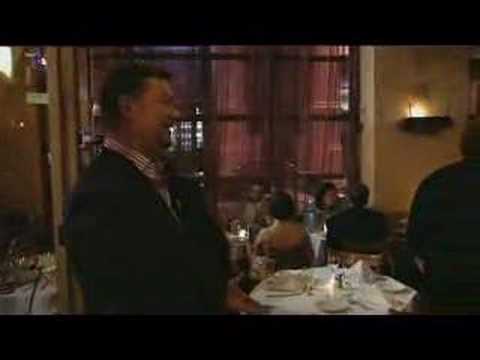 René Pape at Caffè Taci in New York