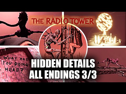 The Radio Tower - Hidden Details & All Endings 3/3 & Achievements (Showcase)