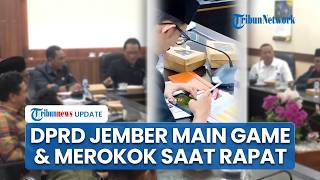 Viral Video Anggota DPRD Jember Main Game Sambil Merokok saat Rapat soal Kesehatan, Ketua Minta Maaf