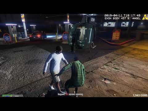 GTA - Officer Angel stabbed by local.
