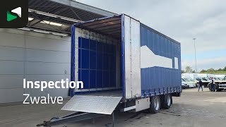 Zwalve A.M.20 2 axles APK 04/26 Liftas trailer med gardinkapell till salu - Bild 4 | Autoline SE Zwalve A.M.20 2 axles APK 04/26 Liftas trailer med gardinkapell | Bild 4 - Autoline