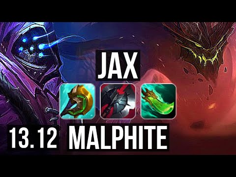 JAX vs MALPHITE (TOP) | Rank 7 Jax, 7/1/2, Dominating | EUW Challenger | 13.12