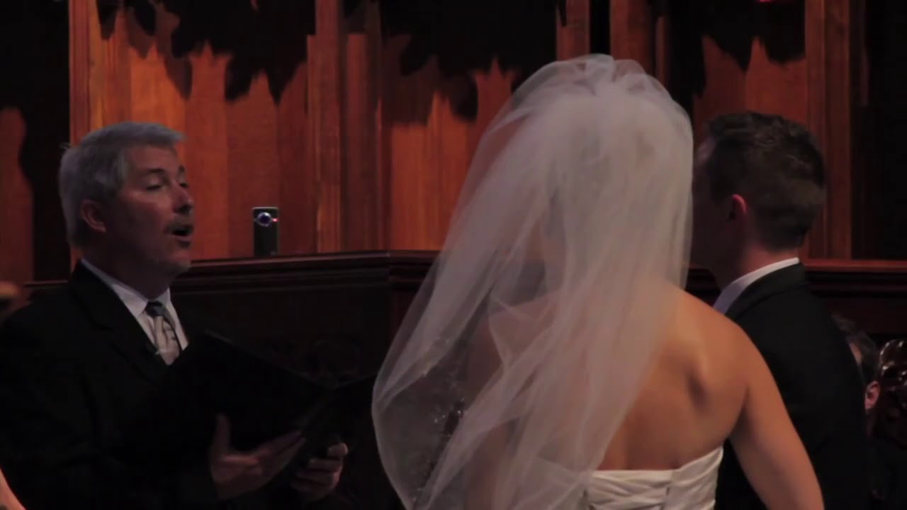 Watch Pittsburgh wedding ceremony video by Minister Ronald Cambest
