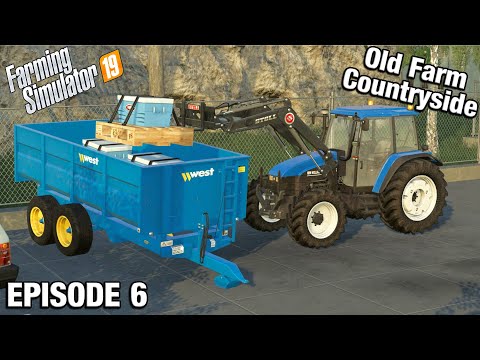 DOING SOME TRANSPORT CONTRACTS  Multiplayer FS19 - The Old Farm Countryside with Daggerwin Ep 6