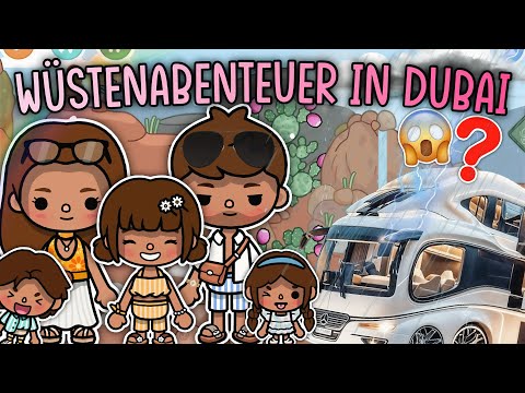 LUXURY VACATION IN DUBAI 🤑 - THE DESERT TRIP 🏜️ | PART 3 | AESTHETIC ROUTINE | TOCA BOCA STORY GE...