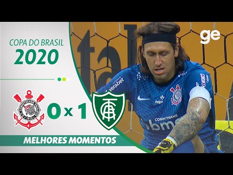 Gols e lances de Corinthians x América-MG