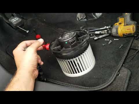 blower motor removal on Nissan rogue