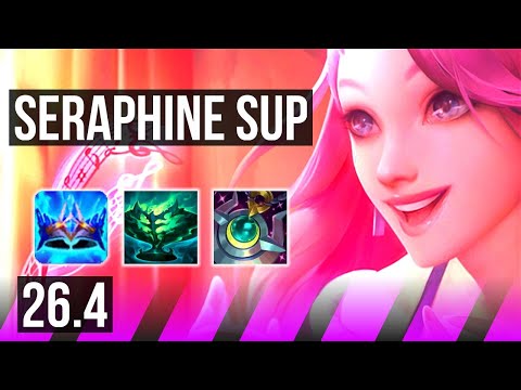 SERAPHINE & Ashe vs BLITZCRANK & Jhin (SUP) | EUW Master | 26.4