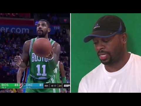 Kyrie Irving SICK Full Highlights vs Thunder (2017.11.03) - 25 Pts | Reaction
