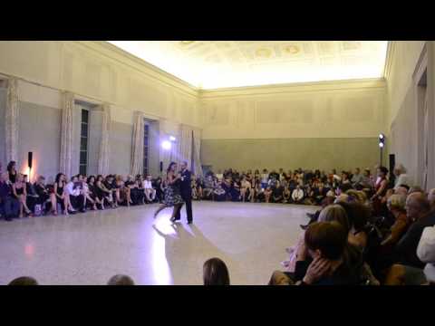  Marcela Guevara  and  Stefano Giudice  are  dancing  at  Lucca Tango Festival  in  2016