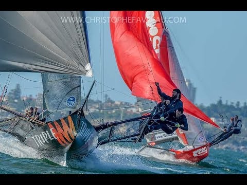 Epic 18 foot skiff run !