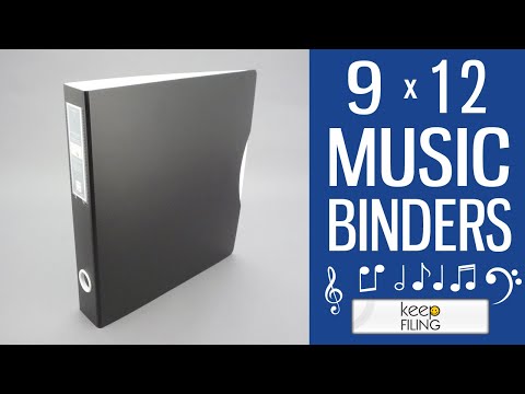Keepfiling 9x12 Music Binder Video Preview