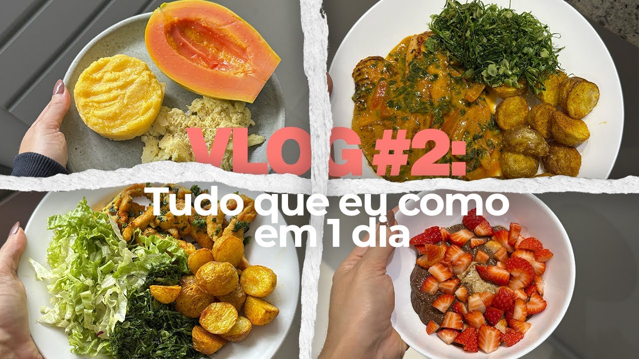 Cozinhando comigo tudo que como em UM DIA