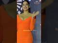 Janhvi Kapoor Hot In Orange Dress Vertical 4K Edit Shorts Janhvikapoor