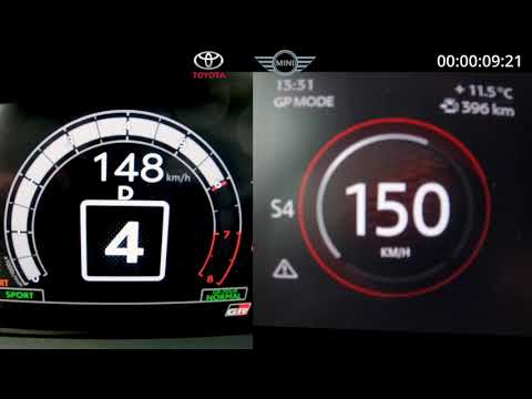 Toyota Yaris GR vs. Mini John Cooper Works GP3 | Acceleration Battle to 240 kph