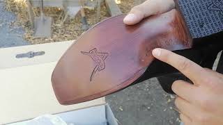 Botas piel de mantarraya; análisis relajado del producto