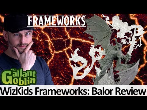 Frameworks Balor Review - Unpainted Sprue Minis by WizKids