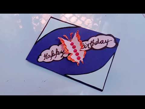 Beautiful Handmade Birthday card idea - DIY GREETING cards for Birthday