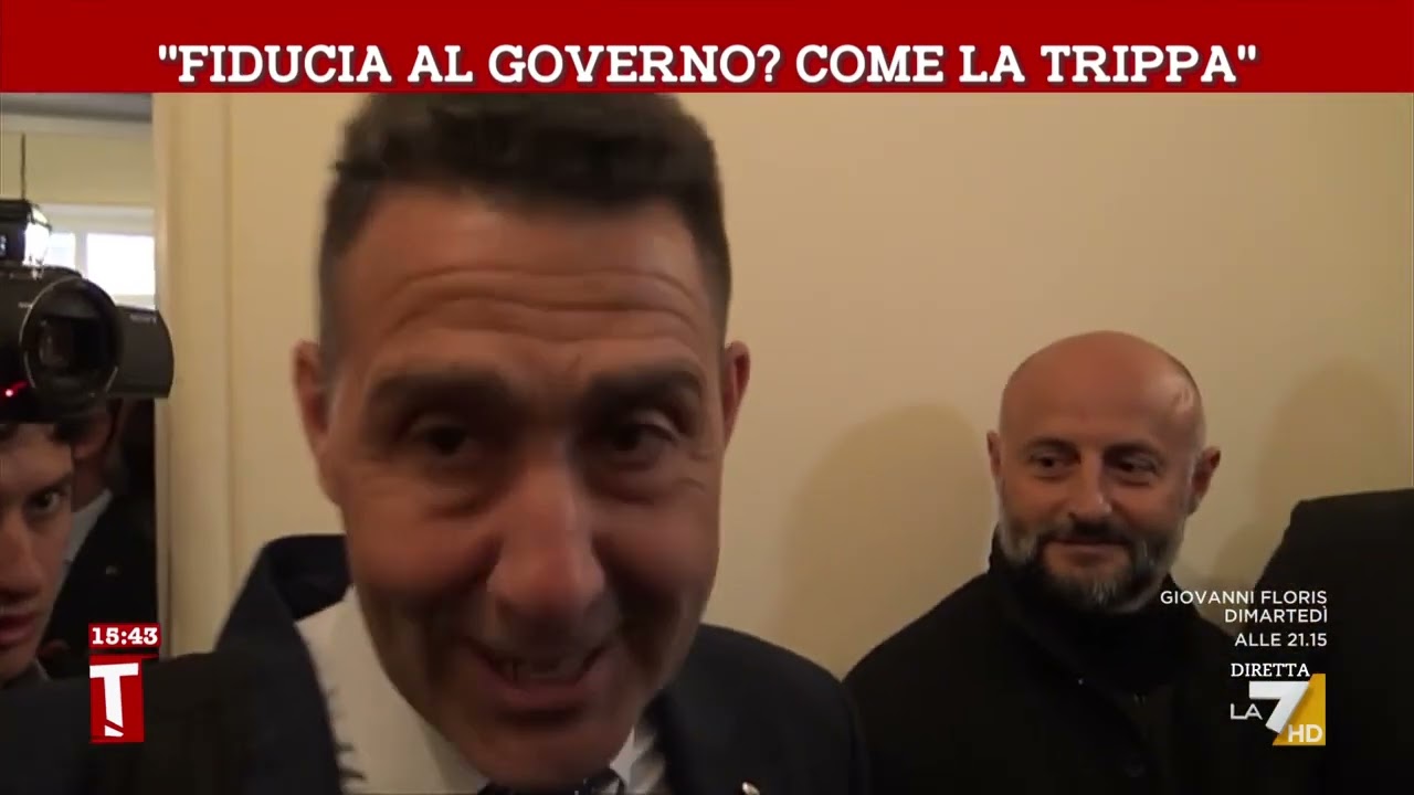 "Fiducia al governo? Come la trippa"