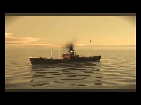 German merchant raider vs Australian warship