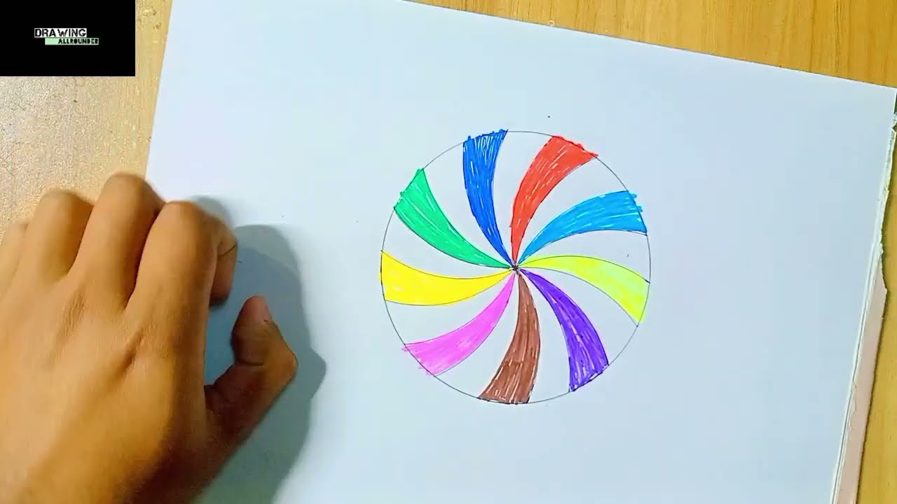 How to Draw an impossible Endless vortex || Endless vortex || sacred vortex geometry