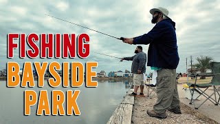 Fishing Bayside Park Seabrook Texas