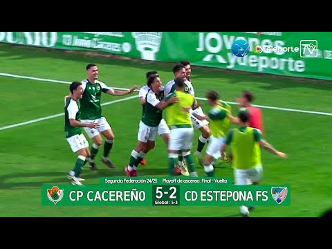 Resumen: CP Cacereño - CD Estepona FS (Segunda Federación Gr.V 24/25)