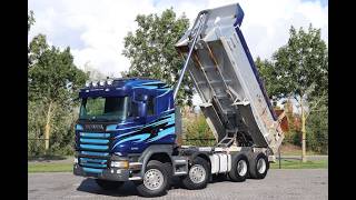 Камион кипер Scania R580 V8 | 8X4 | RETARDER | FULL STEEL | BIG AXLES | EURO 6 | Слика 4 - Autoline