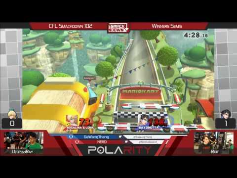 CFL Smackdown 102 WiiU - UtopianRay (Rosalina) vs Riot (Bayonetta) - Winners Semis