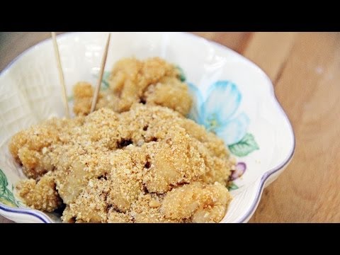 Muah Chee (麻糍) - Singapore Street Food - Recipe by ZaTaYaYummy