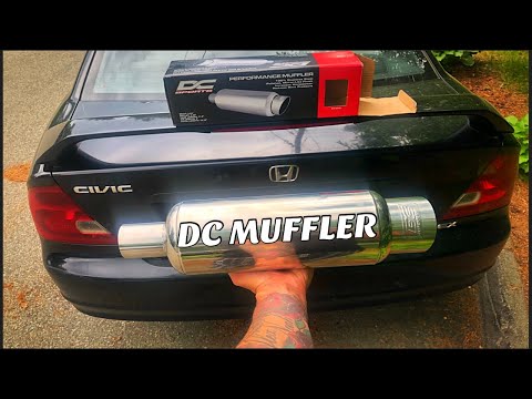 HONDA CIVIC EM2 DC MUFFLER INSTALL