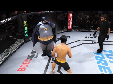 UFC4 | Bruce Lee VS Fat Batman (EA Sports UFC 4) wwe mma