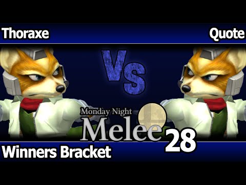 MNM 28 Melee - Thoraxe (Fox) vs Quote (Fox) - Winners Bracket