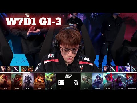 EDG vs RA - Game 3 | Week 7 Day 1 LPL Spring 2023 | Edward Gaming vs Rare Atom G3