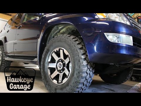 GX470 Front Lift Install and 33's