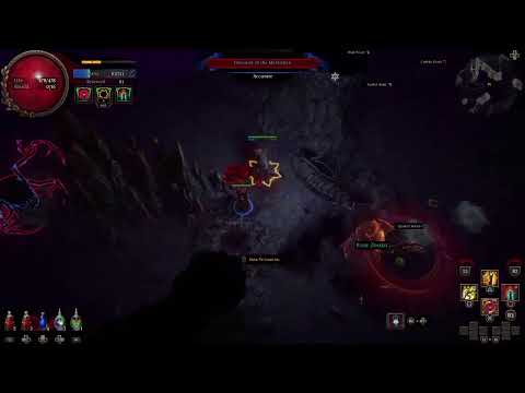 (hardcore/marauder) path of exile necropolis; mu ren zhang build