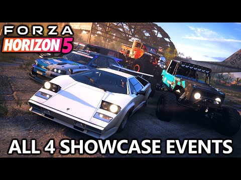Forza Horizon 5 - All 4 Showcase Events (4K)