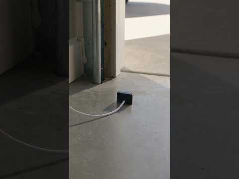 Garage door sensor light not glowing? Check the wire