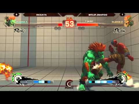 CECC Day 2 - SSF4AE2012 Top 8 - Riceata vs MTLSF.Snafoo