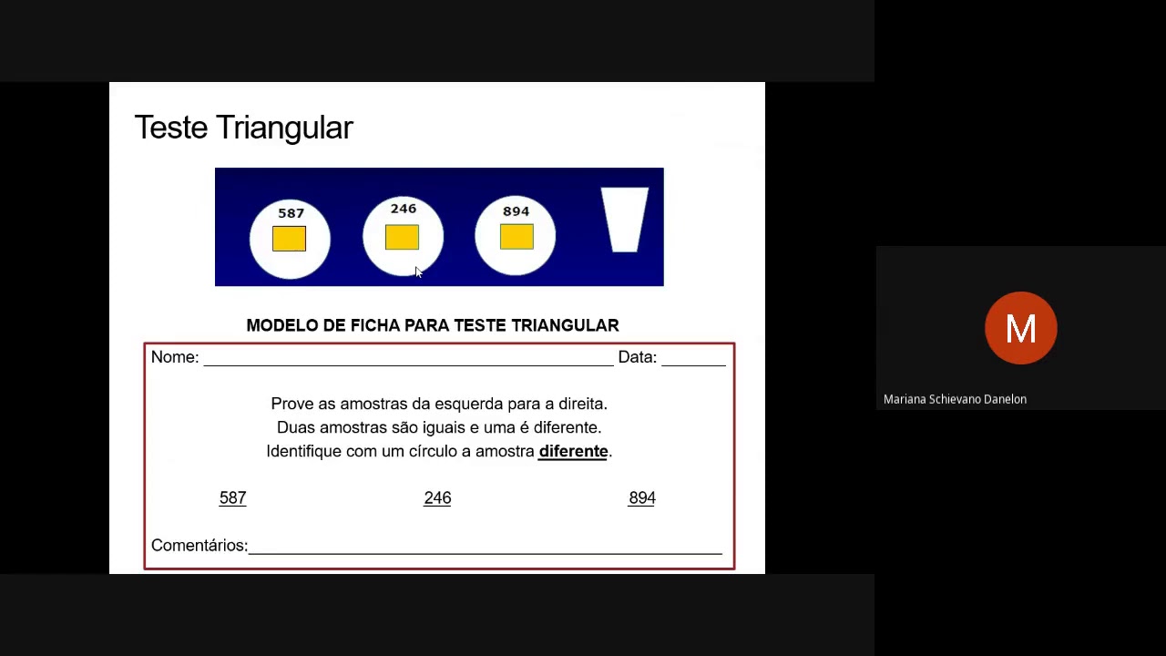Testes triangular e duo-trio