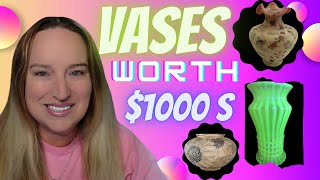 Vases Worth THOUSANDS ! Learn Them and Find Them Thrifting Estate Sales!