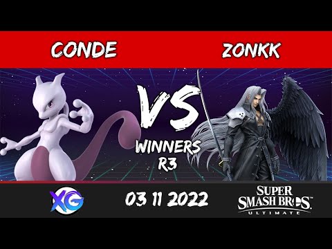 XGGD3 WR3: XG|Conde (Mewtwo) vs BB|Zonkk (Sephiroth)