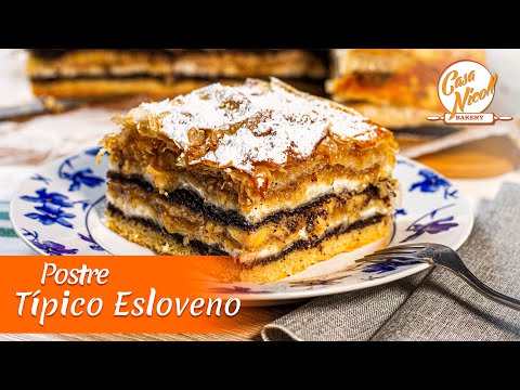Espectacular Tarta Hojaldrada de 4 rellenos Como hacer Prekmurska Gibanica 4k