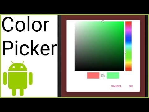 Color Picker Dialog AmbilWarna Android Studio Tutorial