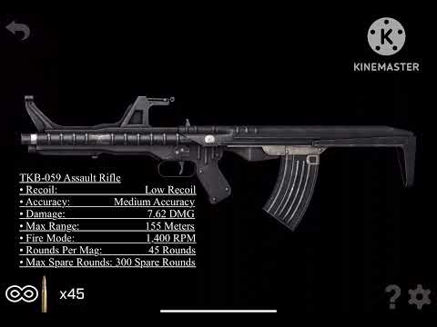 iGun Pro 2 - TKB-059 Assault Rifle - DEM1999's FPS Experience