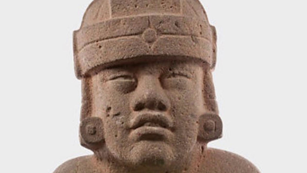 Olmec art: sculptures.