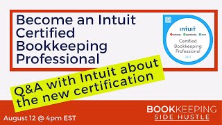 Intuit Professional Bookkeeper Certification Interview and Q&A
