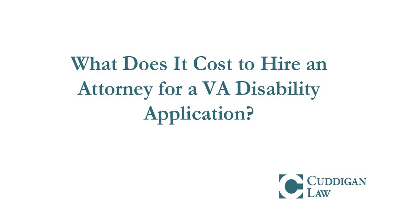 Can VA Disability Attorneys Charge Veterans for an Appeal? Cuddigan Law