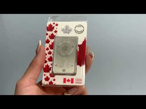 Canada 2025  Pure Silver Bar in Proudly Canadian Packaging 1 oz. 99.99% Pure Silver