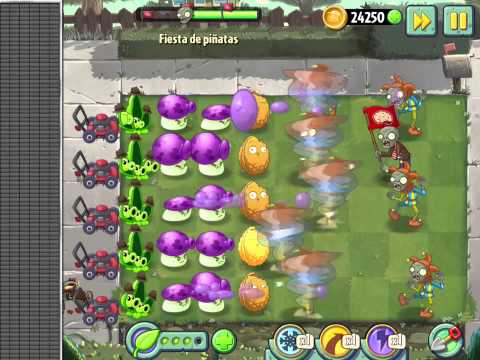 Plants vs Zombies 2 Fiesta de Piñatas Dia 3  #1